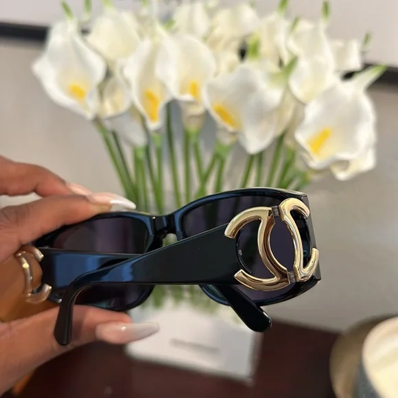 CHANEL 90s Vintage Cocomark Women's Sunglasses 🕶️✨ - Picture 4 of 15
